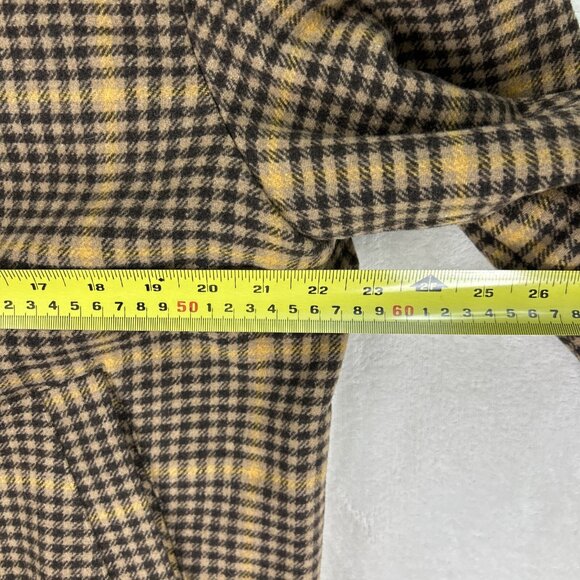 Men’s XL le 31 Simon’s Recycled Fibres Wool-like Jacket Full Zip Plaid Brown - Picture 6 of 10